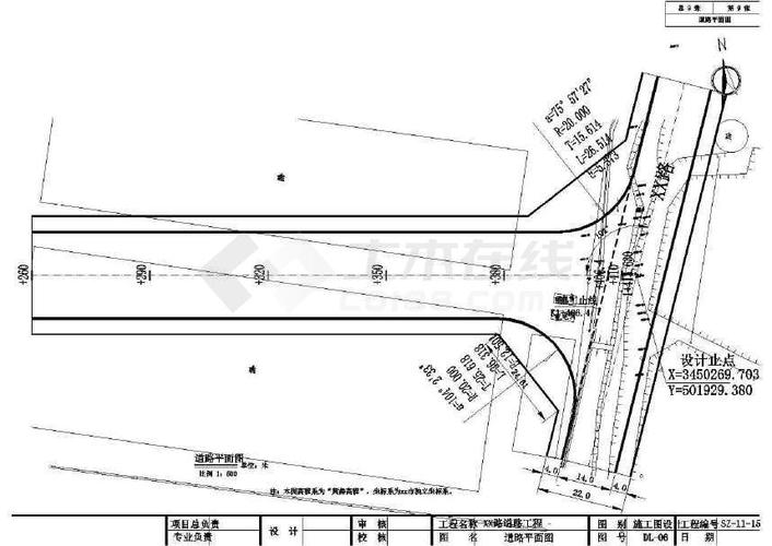 【四川】城市次干道道路工程施工圖設(shè)計(jì)